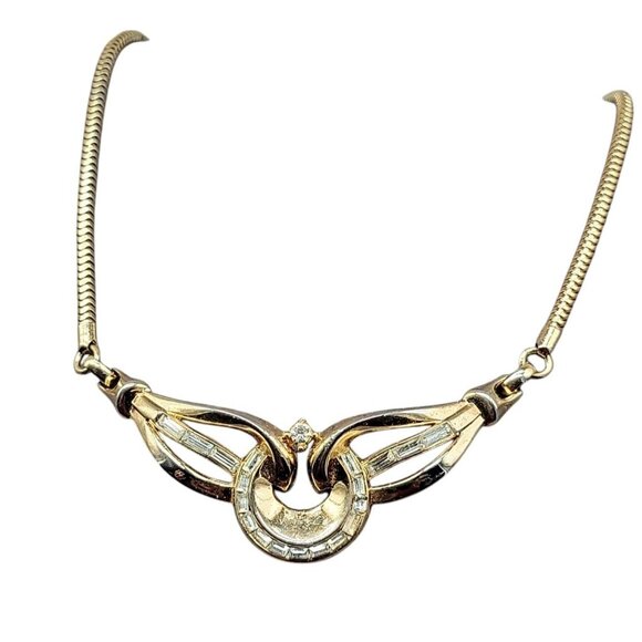 Crown Trifari Carousel Necklace Alfred Philippe 1954 Book Piece Pat Pend 16" - Picture 5 of 15